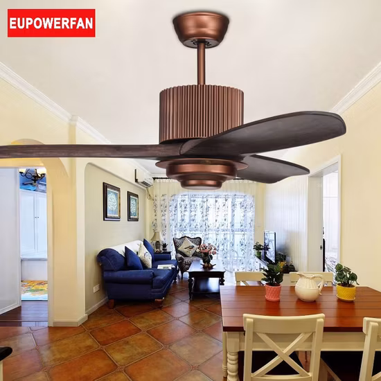 Bluetooth APP Control 6-Speed Control Modern Ceiling Fan with Dimmable Light