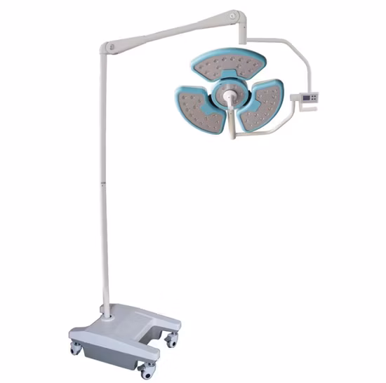 Luz médica Hospital y clínica Tipo de techo Luz quirúrgica LED con dos cabezales de lámpara